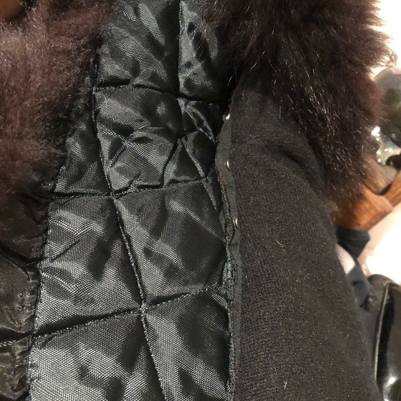 Vintage Fur Trim Cropped Cardigan - Picture 11 of 12